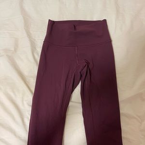 Lululemon align leggings maroon